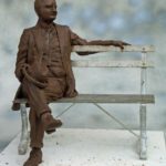 Commission Finished Maquette of Herbert Hoover, Stephen Maxon, 2016